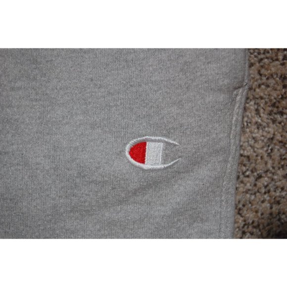 Champion Reverse Weave C-Logo Fleece Jogger Sweatpants Men's Small Gray - Picture 2 of 10